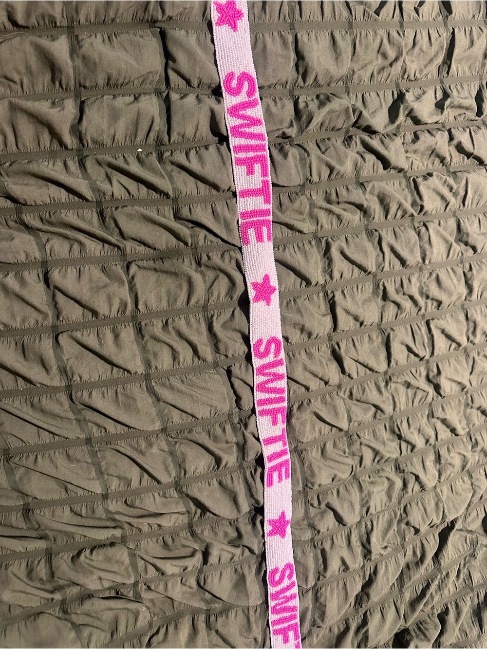 Pink 'Swiftie' Logo Bag Strap for Women